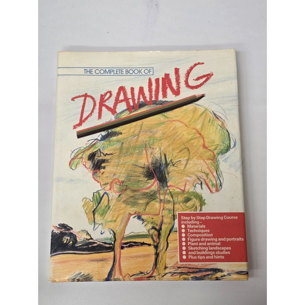 The Complete Book of Drawing F. Parker 1987 Hardcover Art Instruction How To Dra